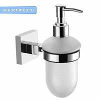 Дозатор жидкого мыла стеклянный RINA (AZ-87012)